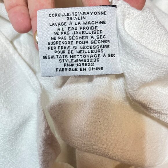 WALTER BAKER Sylvia Top In White Size‎ Medium - Picture 7 of 9